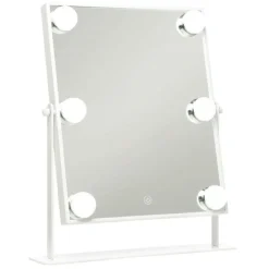 UNIQ Xl Hollywood Make-up Make-upspiegel met 6 Led Lampen en Aanraakfunctie