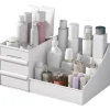 UNIQ Make‑up & Sieraden Organizer – 2 Laden, Wit - P110