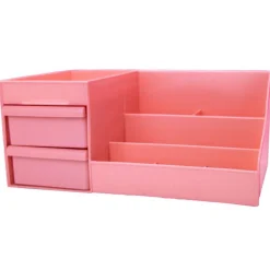UNIQ Make‑up & Sieraden Organizer – 2 Laden, Roze - P110